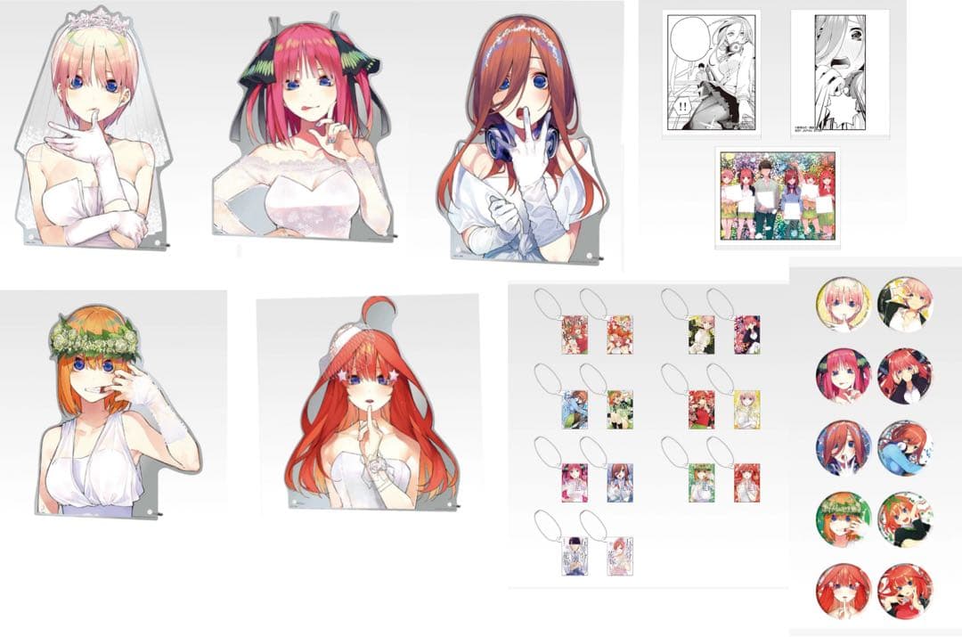 一番くじ 五等分の花嫁 A賞B賞C賞D賞E賞　H賞✖️7 他