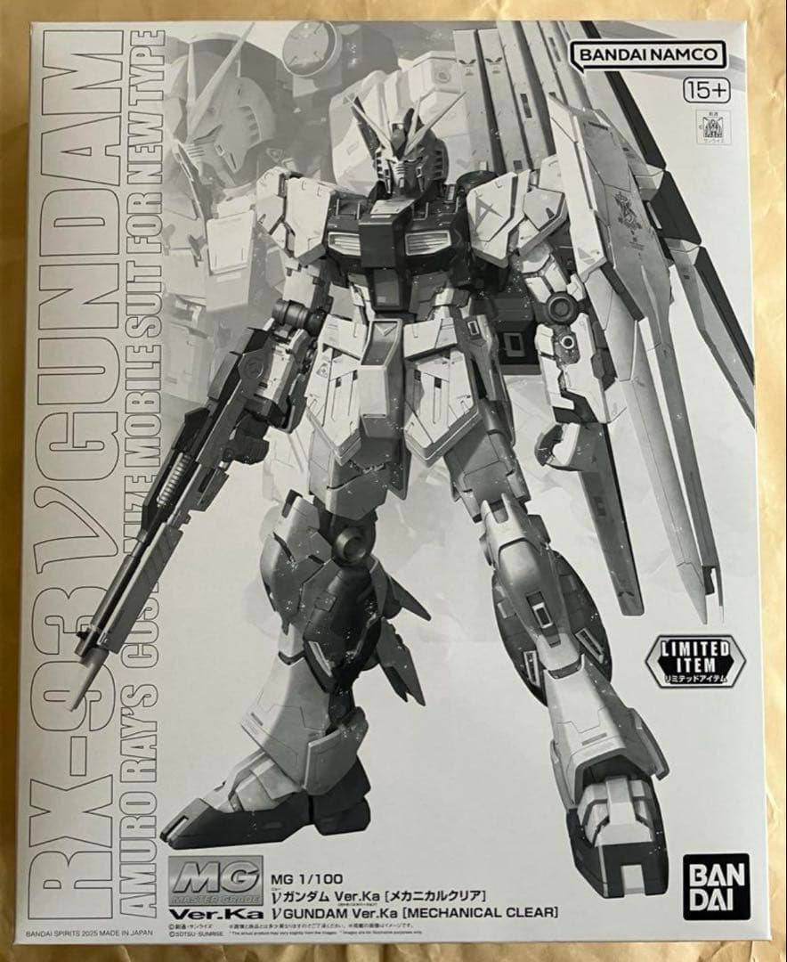 MG 1/100 νガンダム&サザビーVer.Ka [メカニカルクリア]