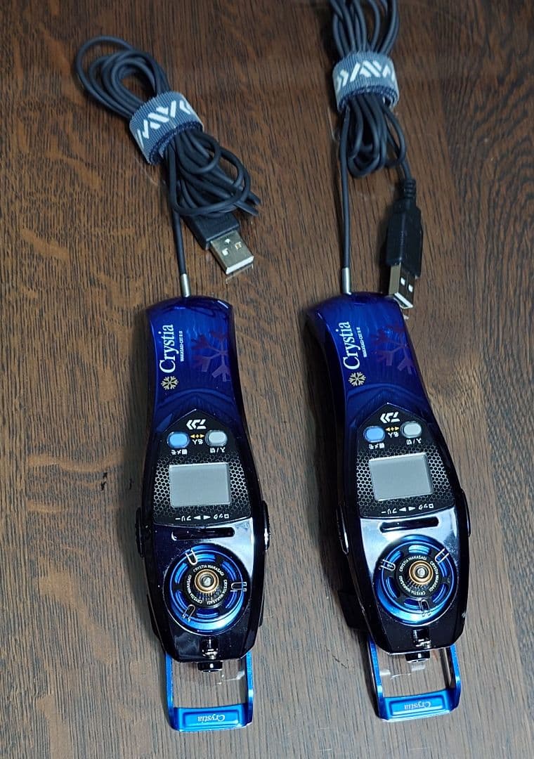 わかさぎ電動リール クリスティア CRT R αメタルパープル■限定品■✕２台