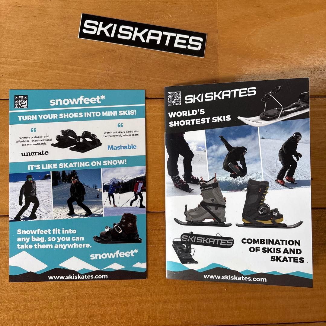 【美品】使用回数2回 SKISKATES スノーボードブーツ用 feet