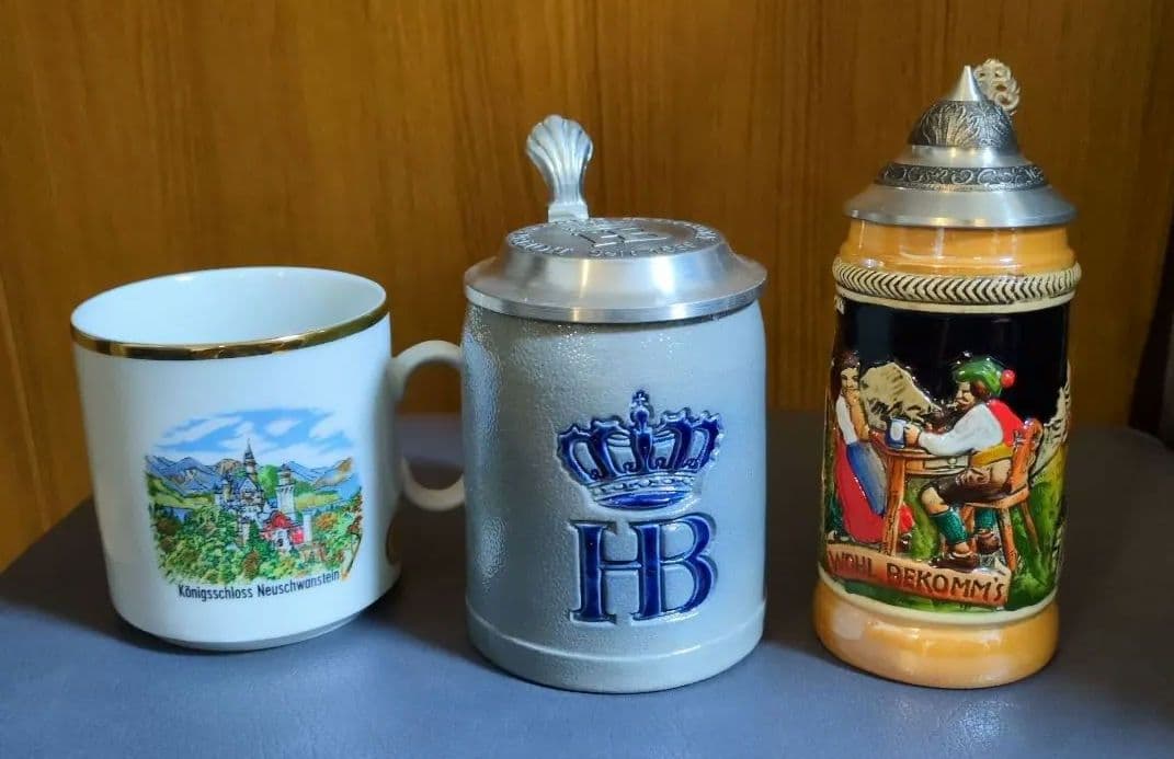 ドイツ　ビアカップなど３点