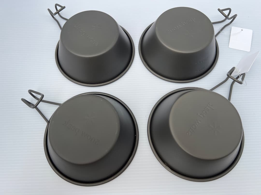 ⭐️【希少・未使用】スノーピーク peak 窒化シェラカップ 4個セット