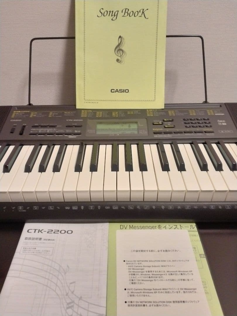 【美品】CASIO CTK-2200 電子ピアノ 電子キーボード 61鍵