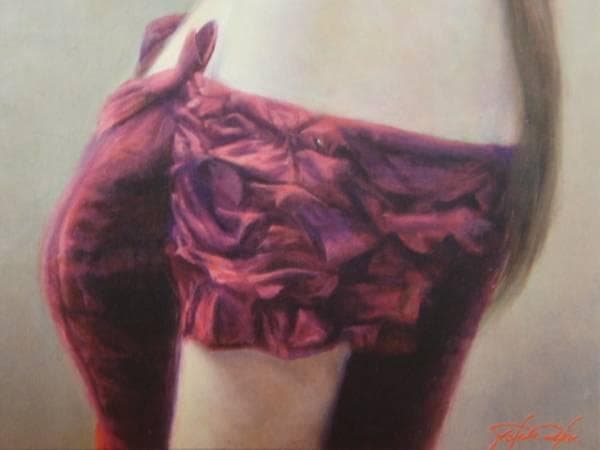 福井　欧夏、澄、希少画集画、高級新品額・額装付、作家のサイン入り