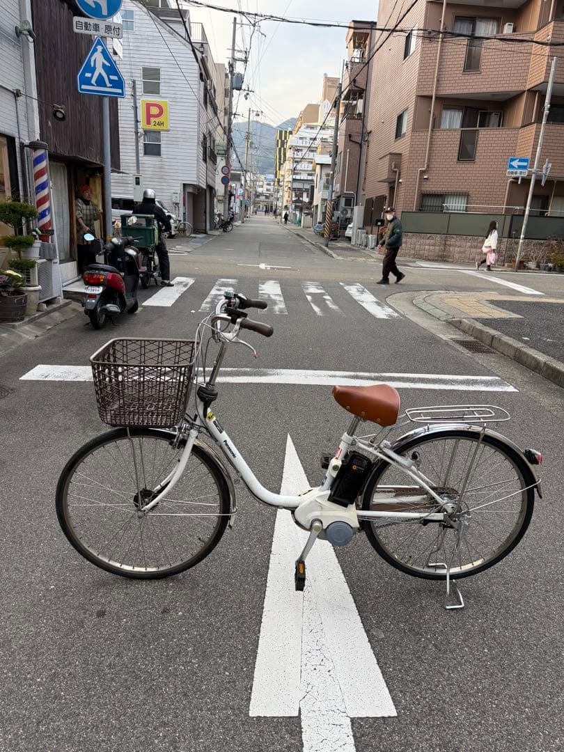 自転車店整備済み】Panasonic 電動アシスト自転車｜12Ah