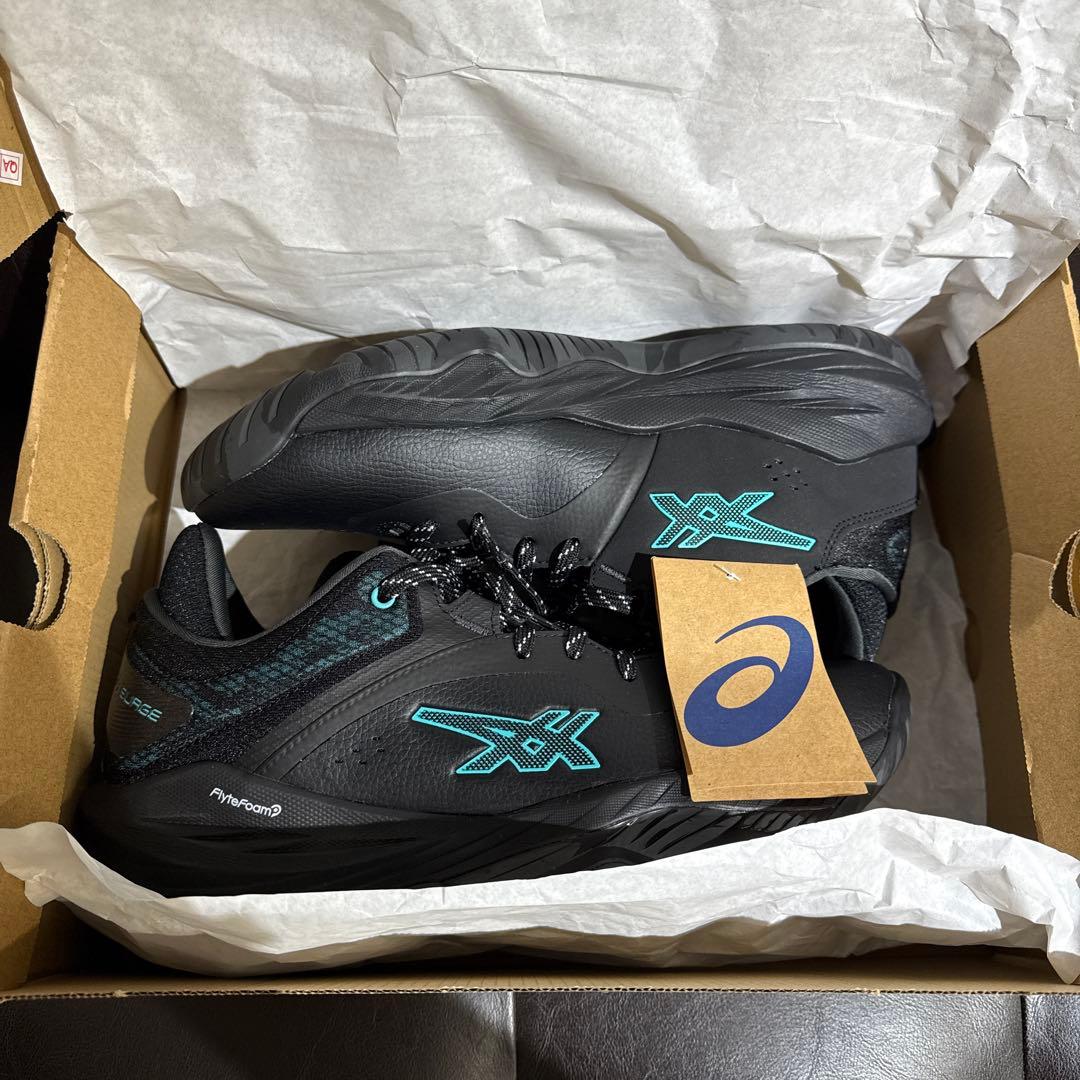 ノヴァサージ ロー 27cm ブラック×サックス