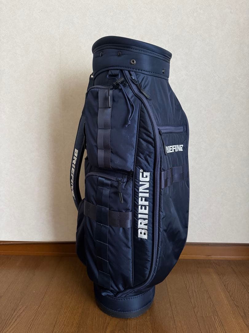 ブリーフィング BRIEFING 軽量 キャディバッグ CR-6 ネイビー