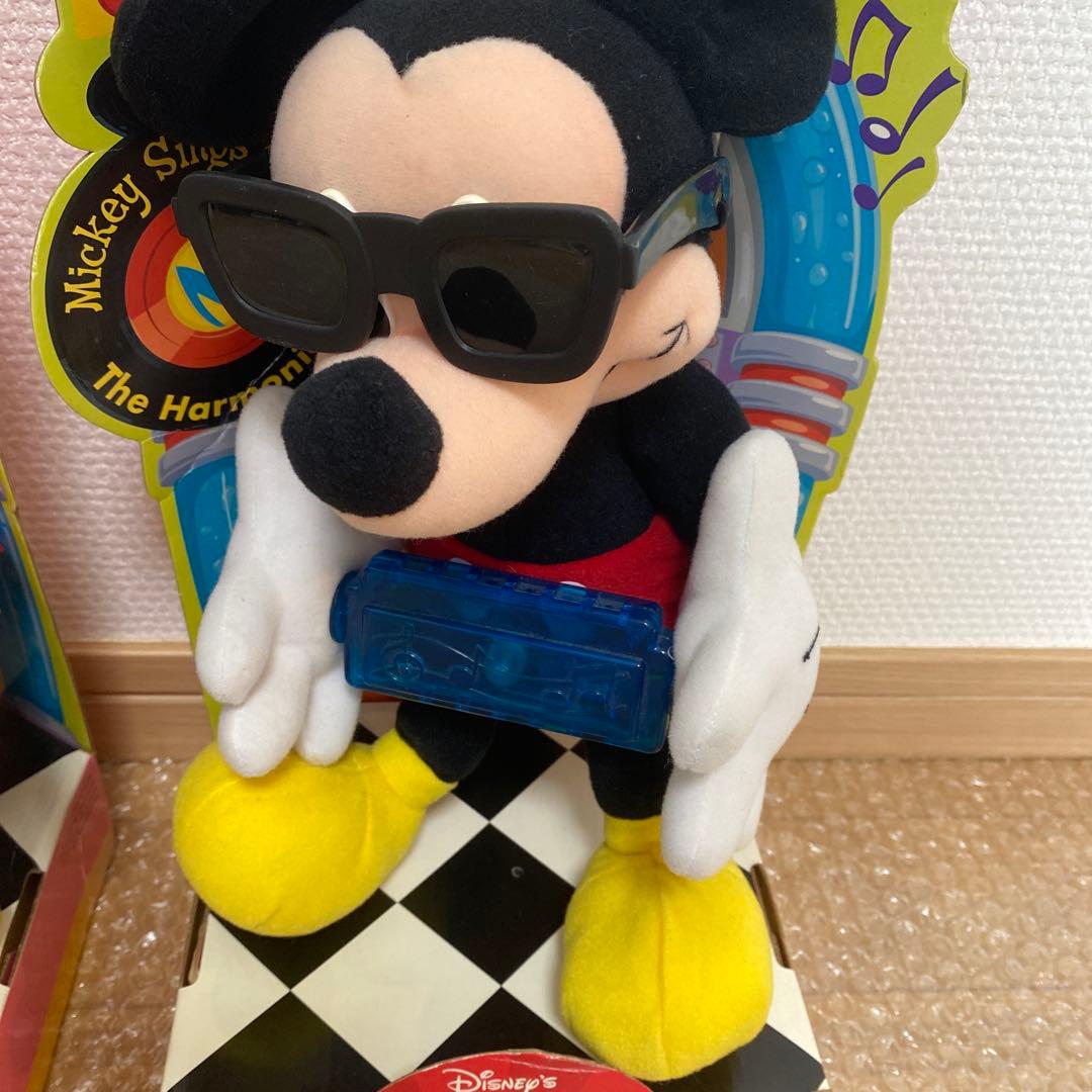 1999年　ミッキー ミニー　ぬいぐるみ　Tuney Bopper
