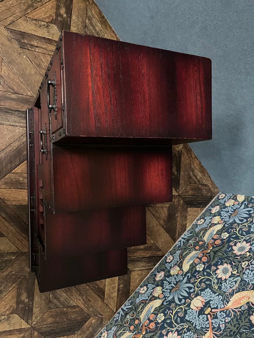 階段箪笥 インテリア 昭和レトロ 当時物 和箪笥 民芸調家具 アンティーク