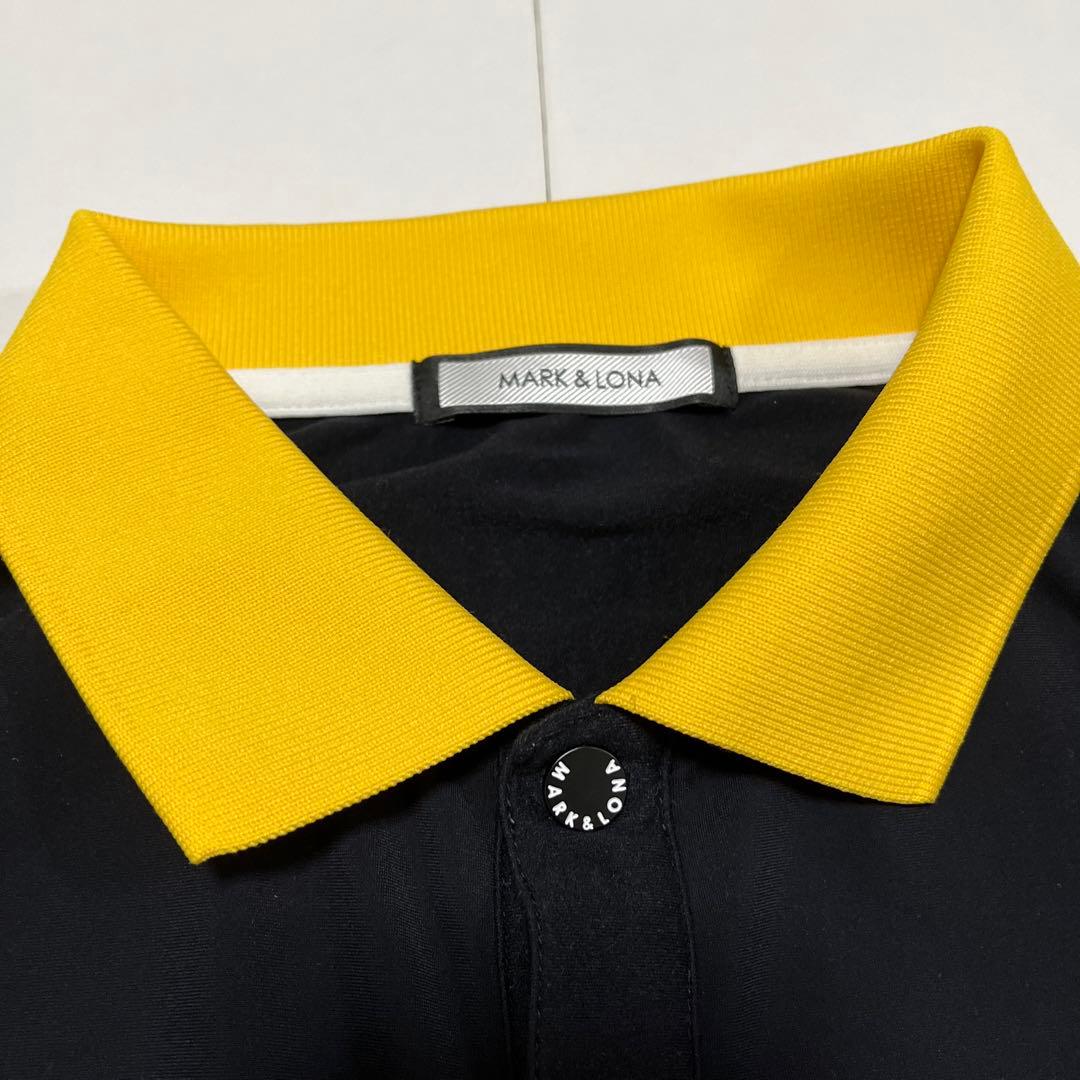 MARK&LONA マークアンドロナ 長袖ポロシャツ 黒 46