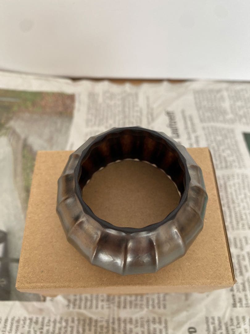 マグマグラス　まんじゅうストライプ　FEUERHAND LU アイロングレー