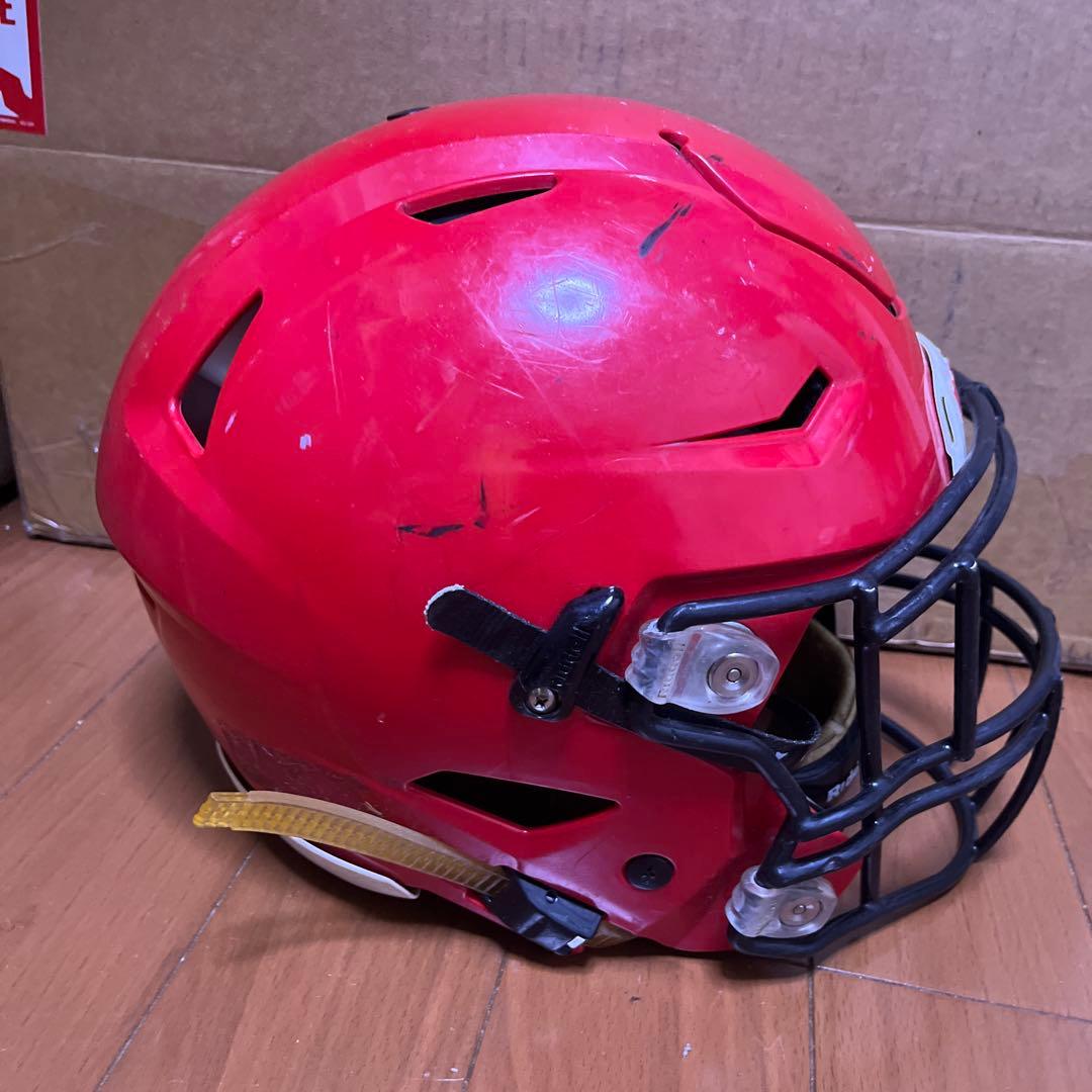 Riddell speed flexアメリカンフットボールヘルメット 赤 L