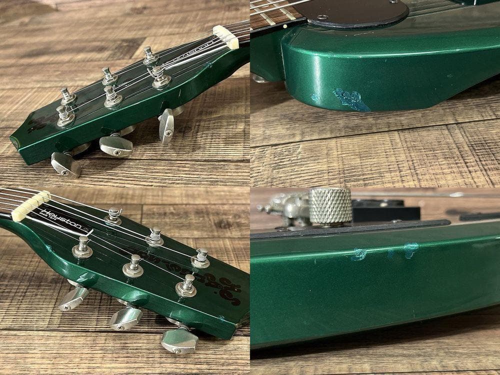 エイチエス アンダーソン ヒューストン アップル ギター メタリックグリーン