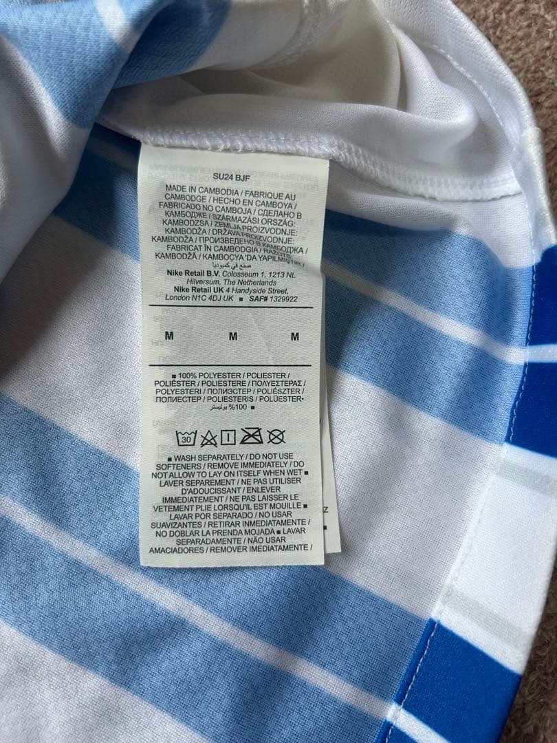 24/25 ブライトン　東京ヴェルディ戦実使用ユニフォーム　NO.37 WEIR