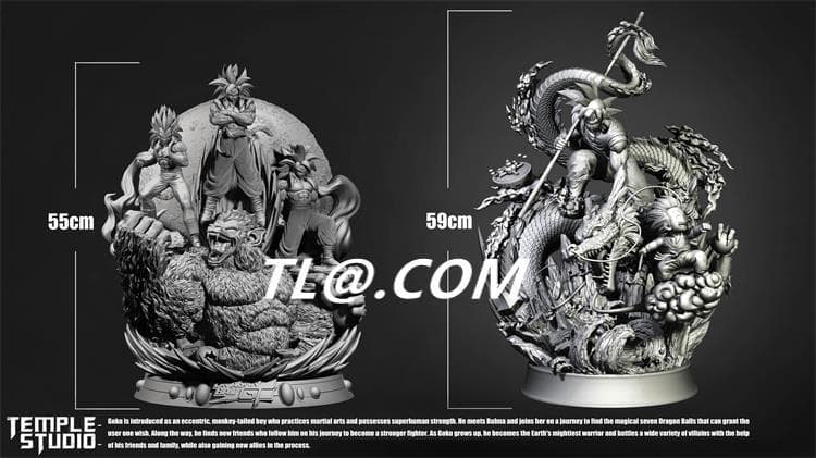 新品未開封『ドラコンボール』　孫悟空　回顧録　ガレージキット スタチュー