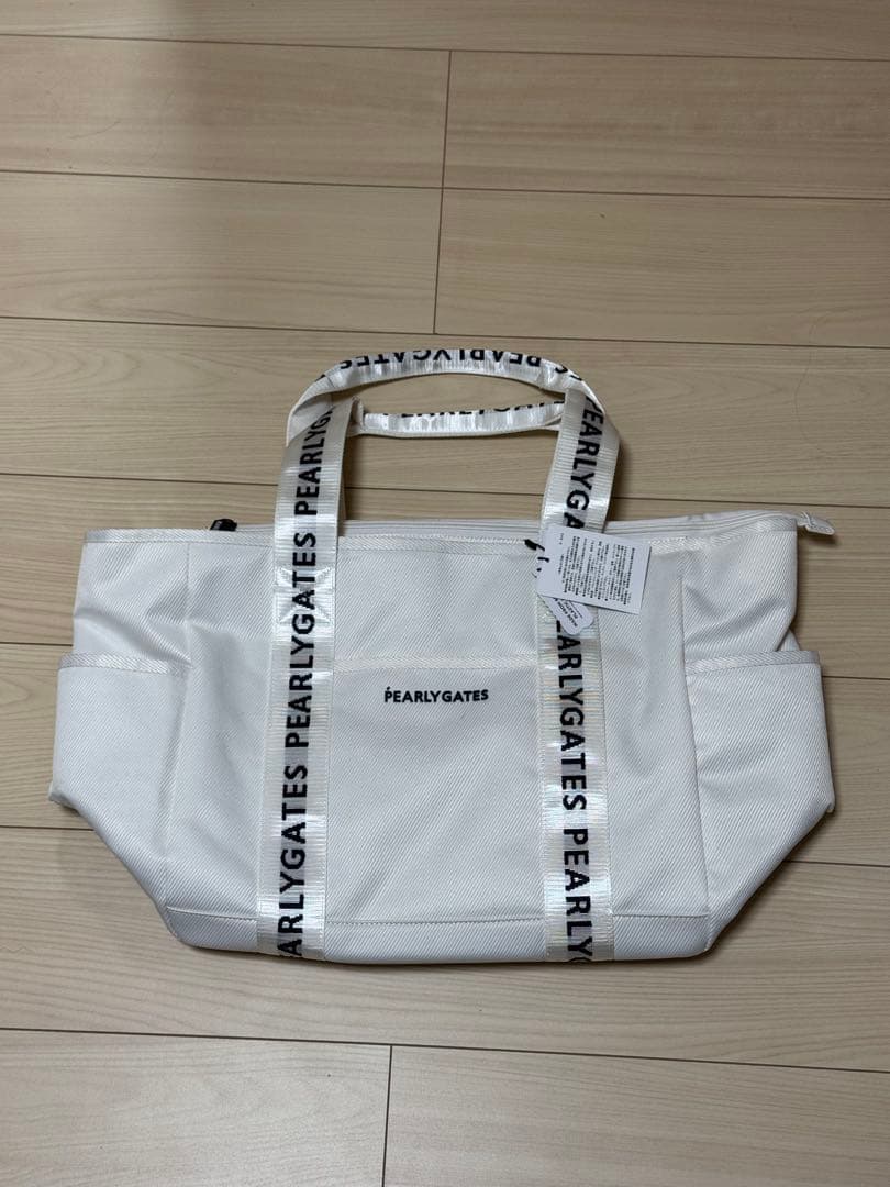新品 未使用 PEARLY GATES ロッカーバッグ ホワイト　パーリーゲイツ