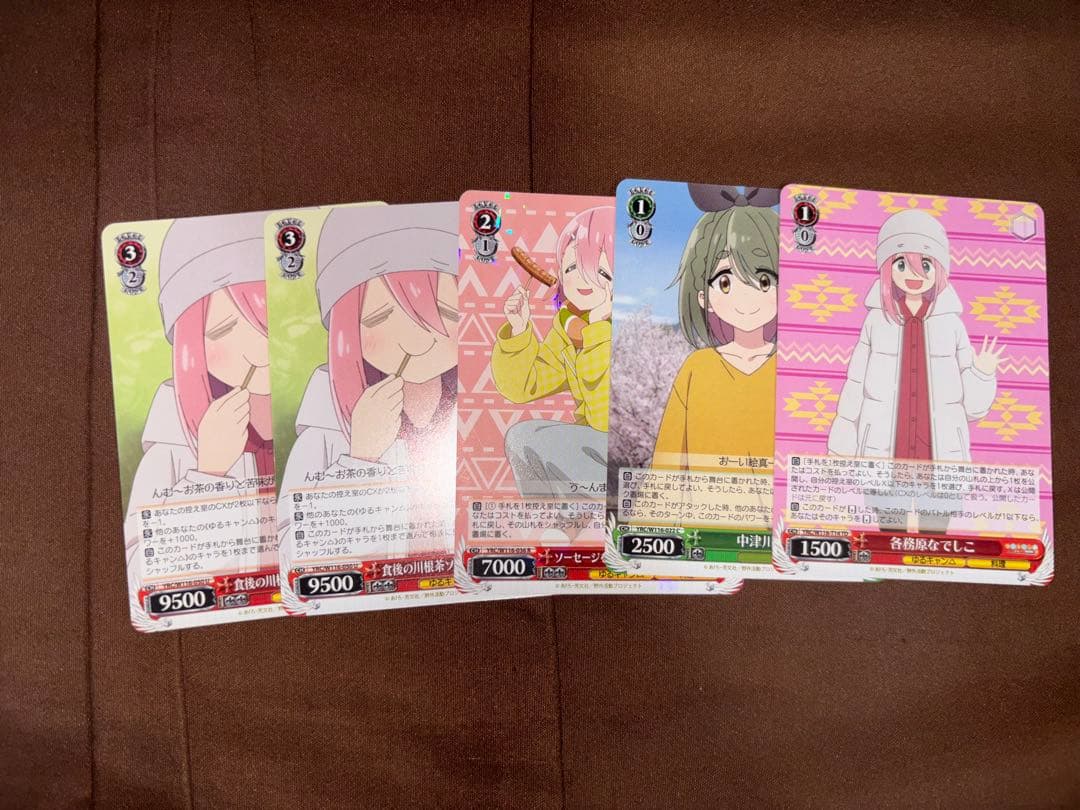 ゆるキャン　扉宝　デッキ　ヴァイスシュバルツ