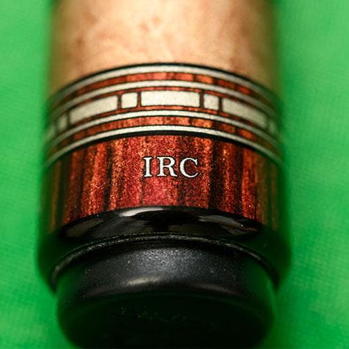 【IRC】 Ize.× RHINO ビリヤード キュー 子持ち六剣プリント 象革