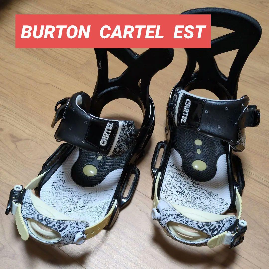 CARTEL スノーボードビンディング ブラック/ホワイト