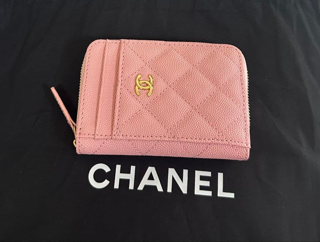 CHANELフラグメントケースケースピンクノベルティ新品