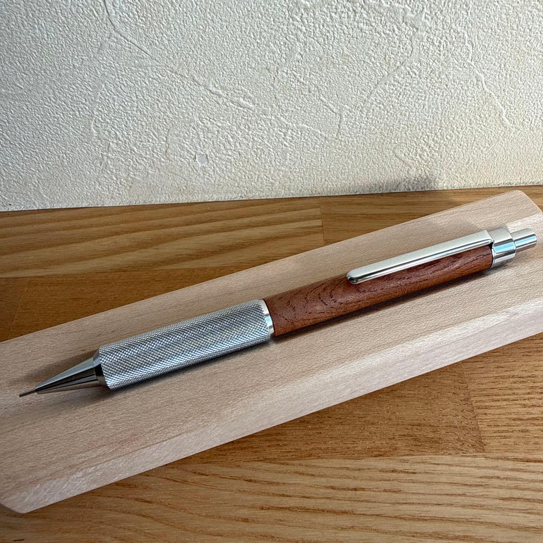 クラフトA　シャープペンシル　0.5mm　ケヤキ　MP203　ローレット