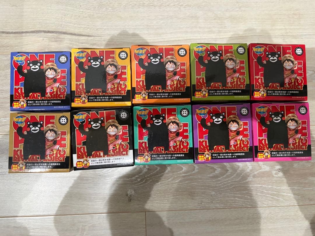 ワンピース　ワーコレ　熊本復興　銅像フィギュア　麦わらの一味 全10種