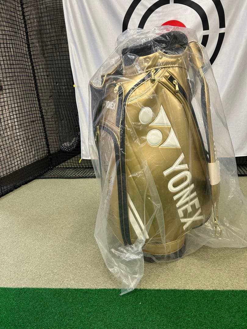 【超希少・完全非売品】 YONEX プロ支給キャディバッグ岩井姉妹直筆サイン入り