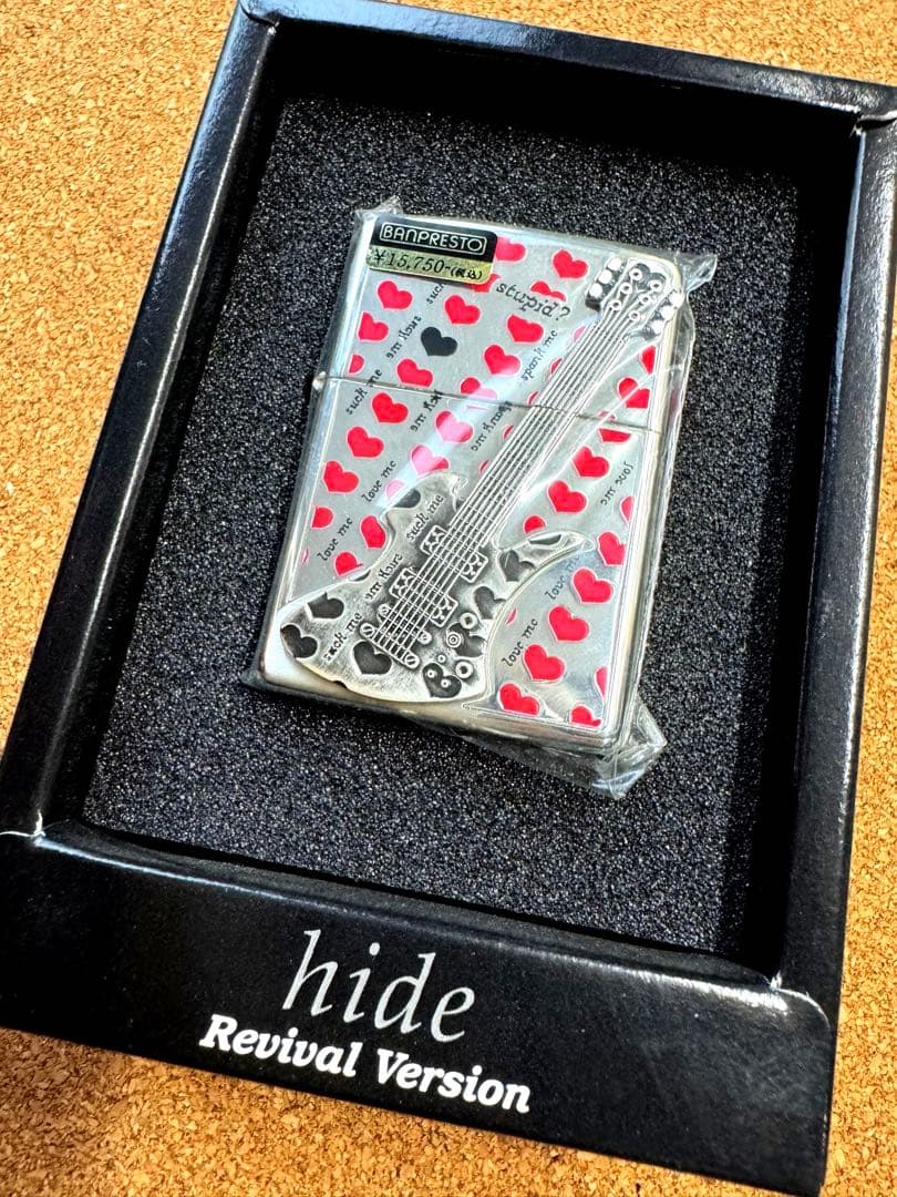 超希少 hide イエローハート ギター Zippo ライター XJAPAN