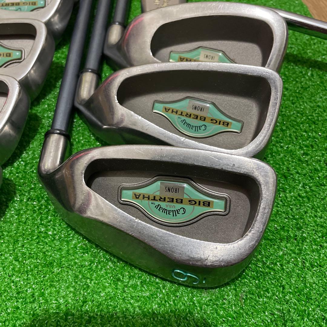 キャロウェイ ビッグバーサ レディースアイアンセット パター 9本セット