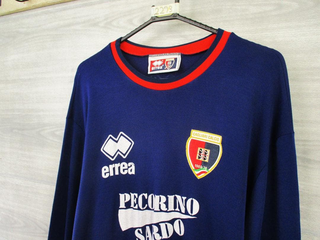 93-94 CAGLIARI カリアリ 選手用＜薄手スウェット＞Ｍ2273ⅿ