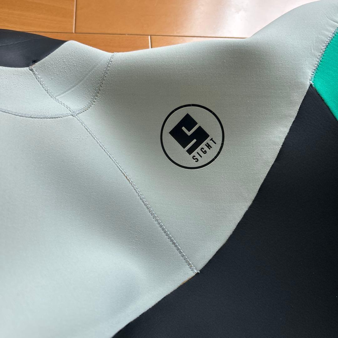 SIGHT セミドライ 5/3mm ML相当　ストレッチフロントジップフルスーツ