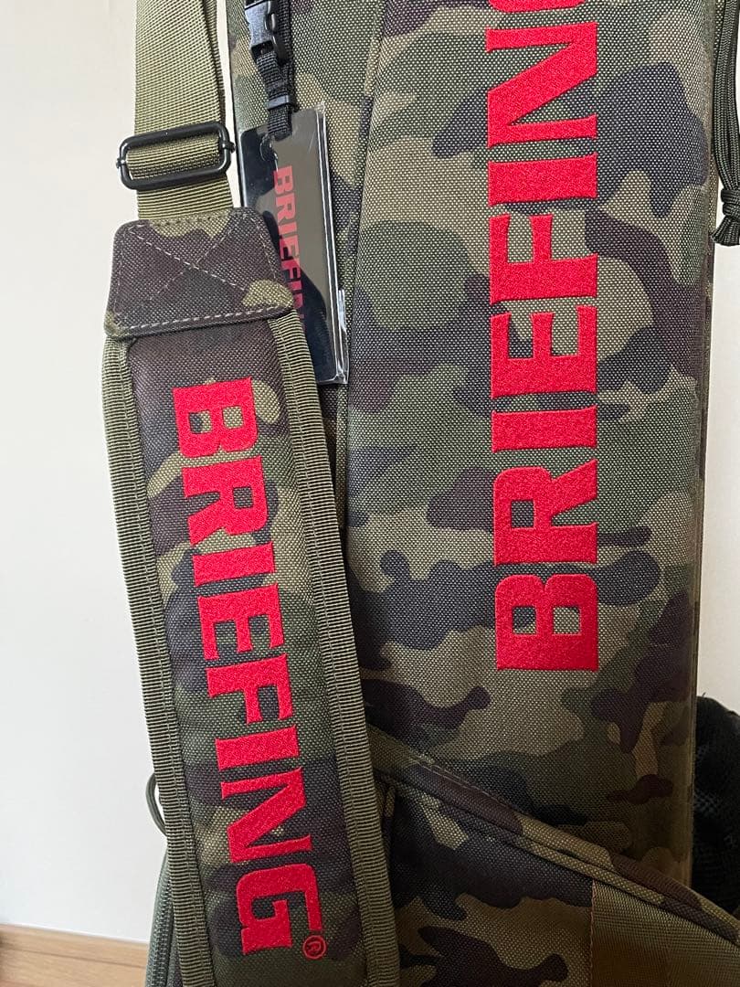 取りに来ていただけるならお値引きできます。BRIEFING 迷彩 キャディバッグ