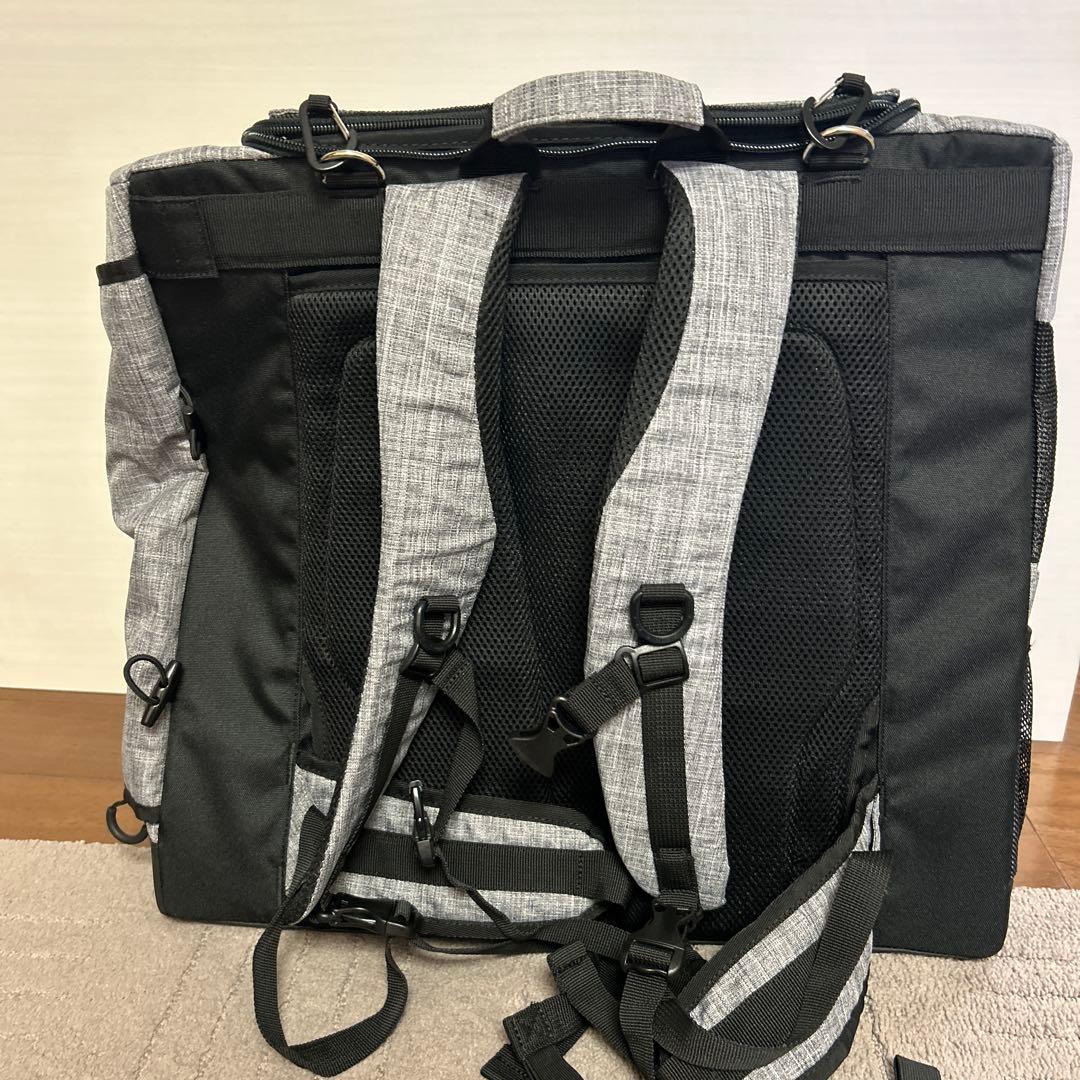 エアバギー 3ウェイバックパックキャリー [ワイドサイズ] クールグレイ