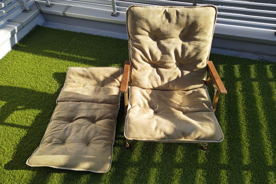 GROUSE グラウスチェア　クッション　2脚　サンド　アウトドア　冬キャンプ