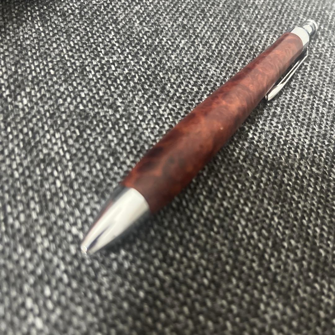 木軸ペン　花梨瘤