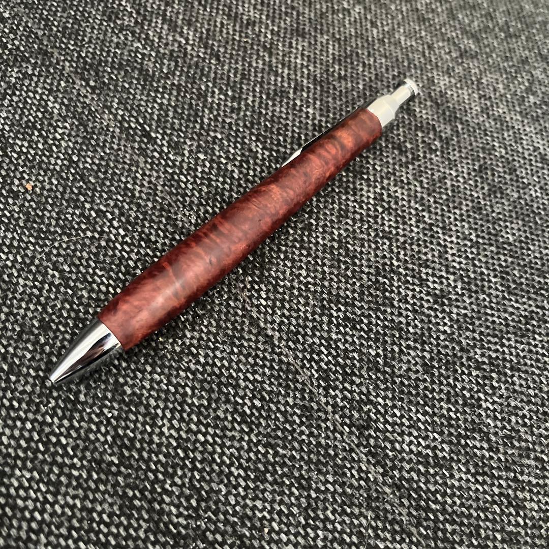 木軸ペン　花梨瘤