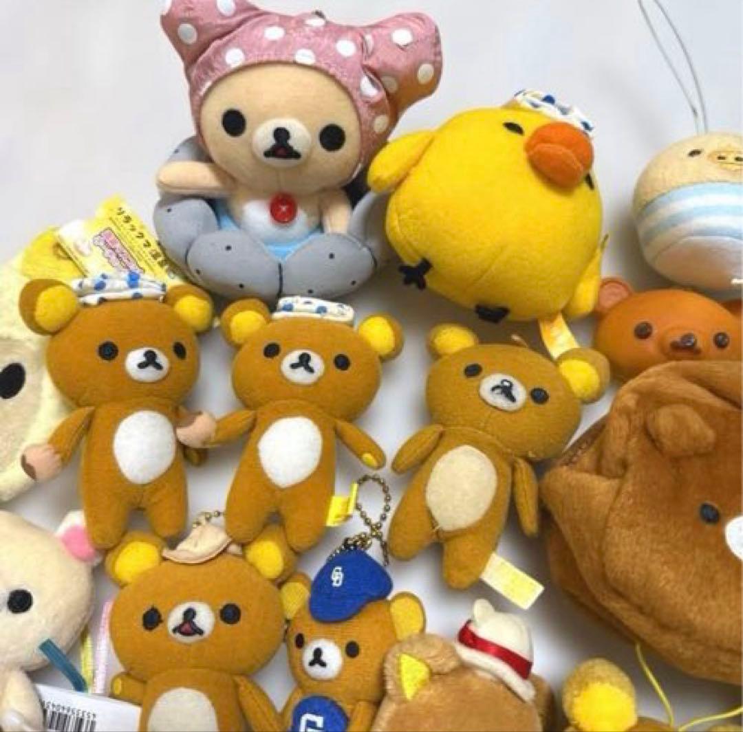 リラックマ　コリラックマ　キイロイトリ　ぬいぐるみ　マスコット　セット