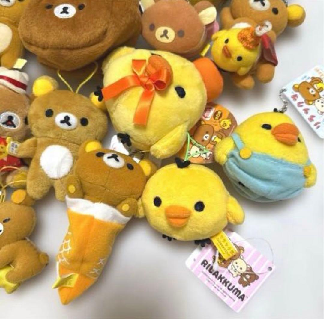 リラックマ　コリラックマ　キイロイトリ　ぬいぐるみ　マスコット　セット