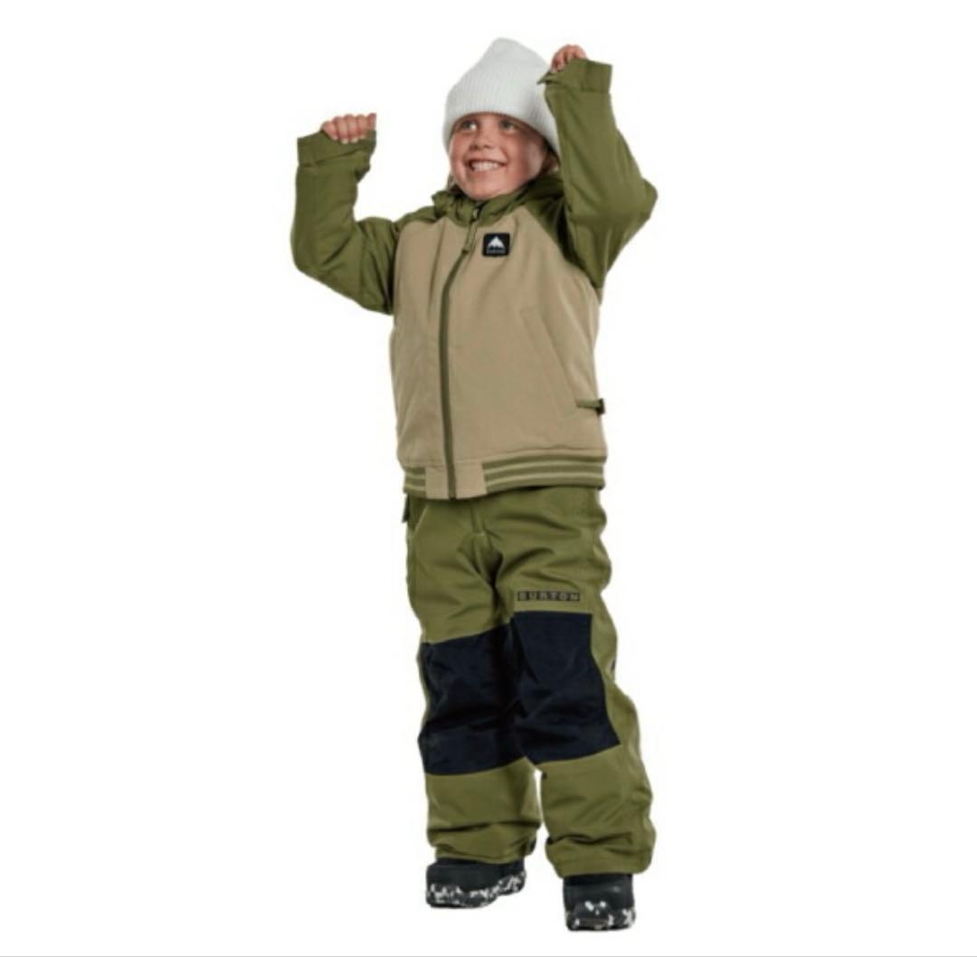 バートンBurtonキッズスノーボード上下セット トドラー5歳5Tビブパンツ