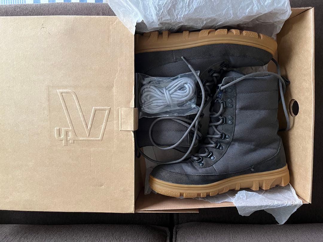 AREth アース　スノーブーツ ネイビー　Vibram