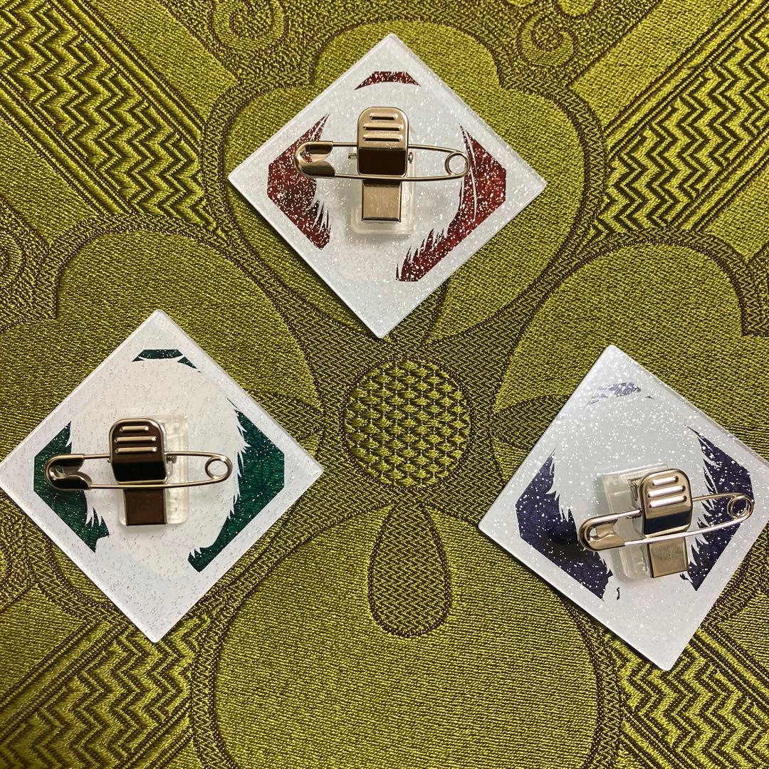 妖怪学校の先生はじめました！　妖はじ　ラメアクリルバッジ　晴明　佐野　恵比寿