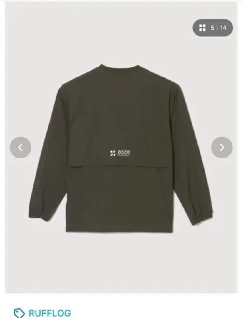 ★新品未開封・最終値下げ★RUFFLOG ZZCH CREWNECK PISTE