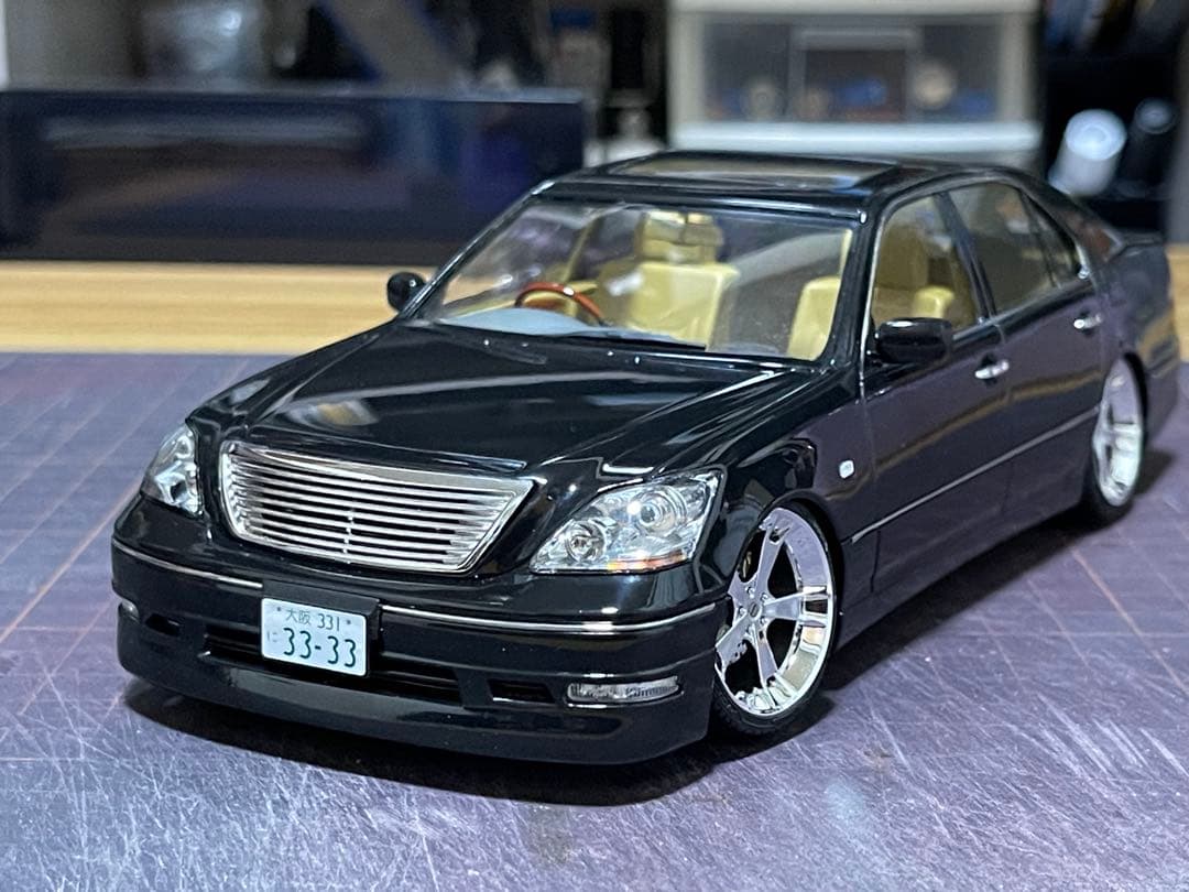 1/24 アオシマ製・UCF-31セルシオ★完成品★