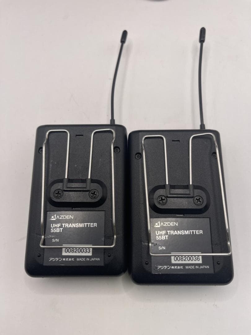 【AZDEN/DUAL UHF RECEIVER/325UPR/55BT】