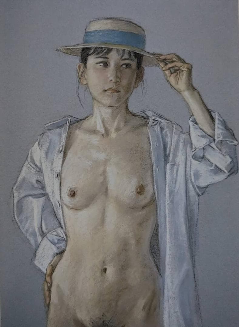 高塚省吾、卓上サイズ、日本製・新品額縁にて額装致します、状態良好、日本人画家