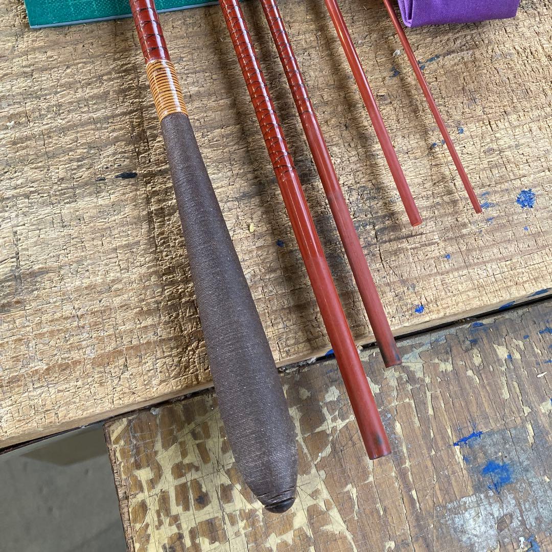 K*B様 漆塗り調 SHIMANO 朱紋峰 十六 ヘラ竿 ヘラブナ 朱色