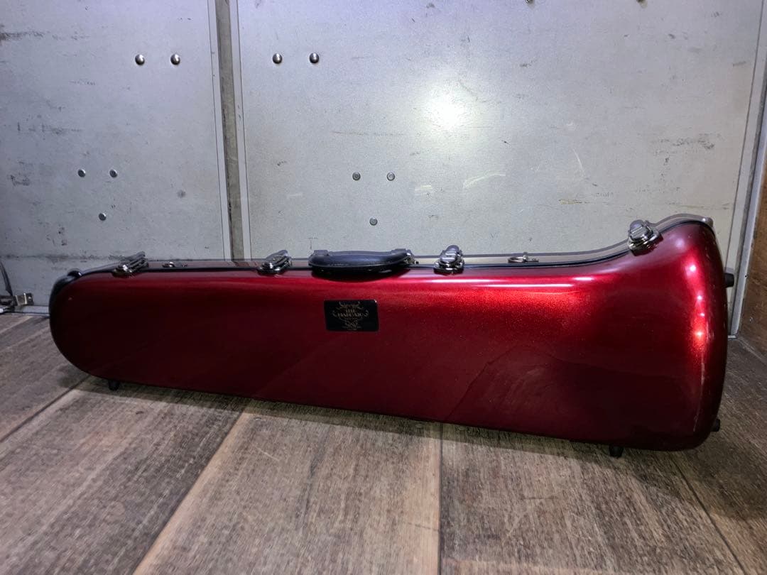 THE MARCATO トロンボーン ハードケース 鍵付き レッド