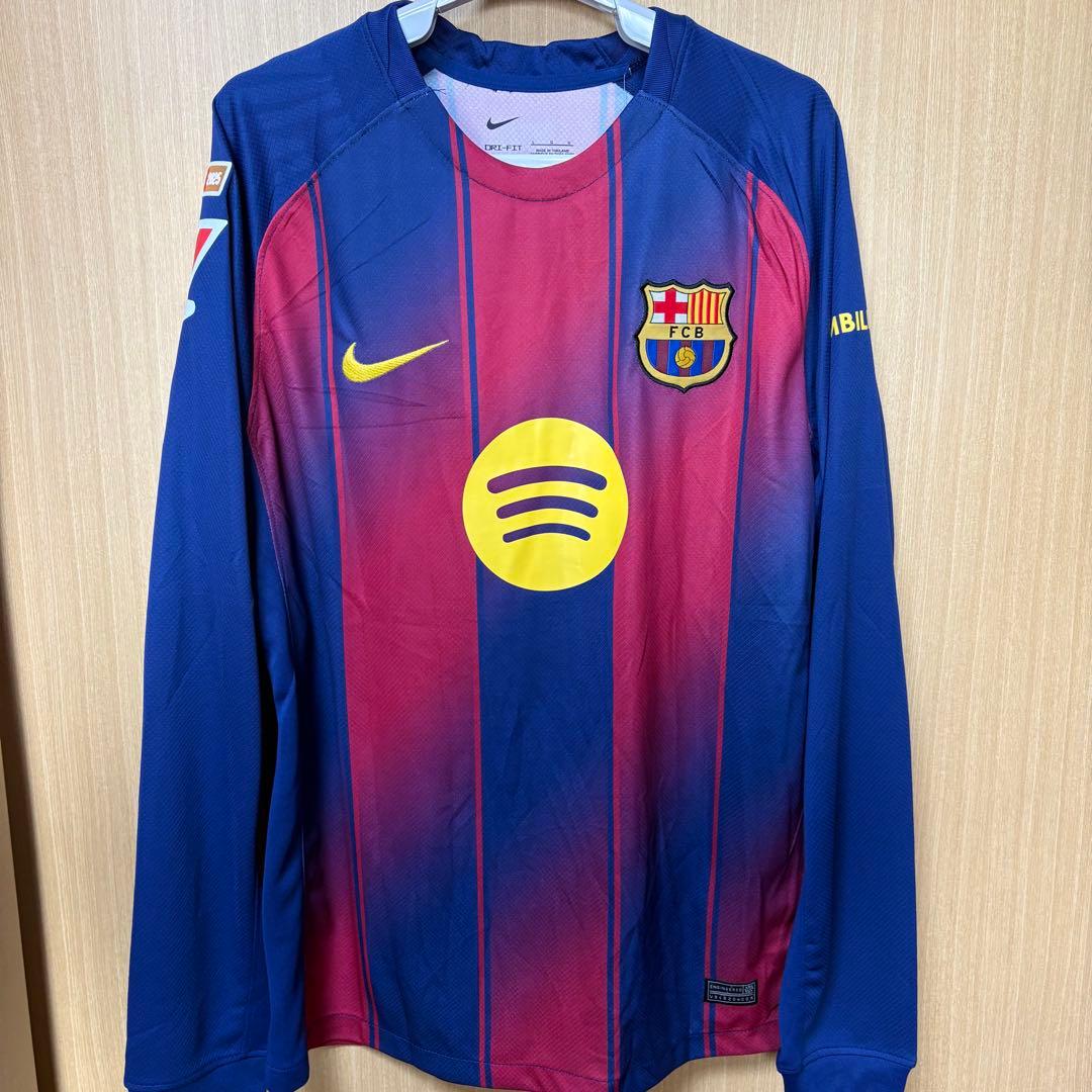 FCバルセロナ 25-26ホーム 長袖 ユニフォーム No.11 ハフィーニャ