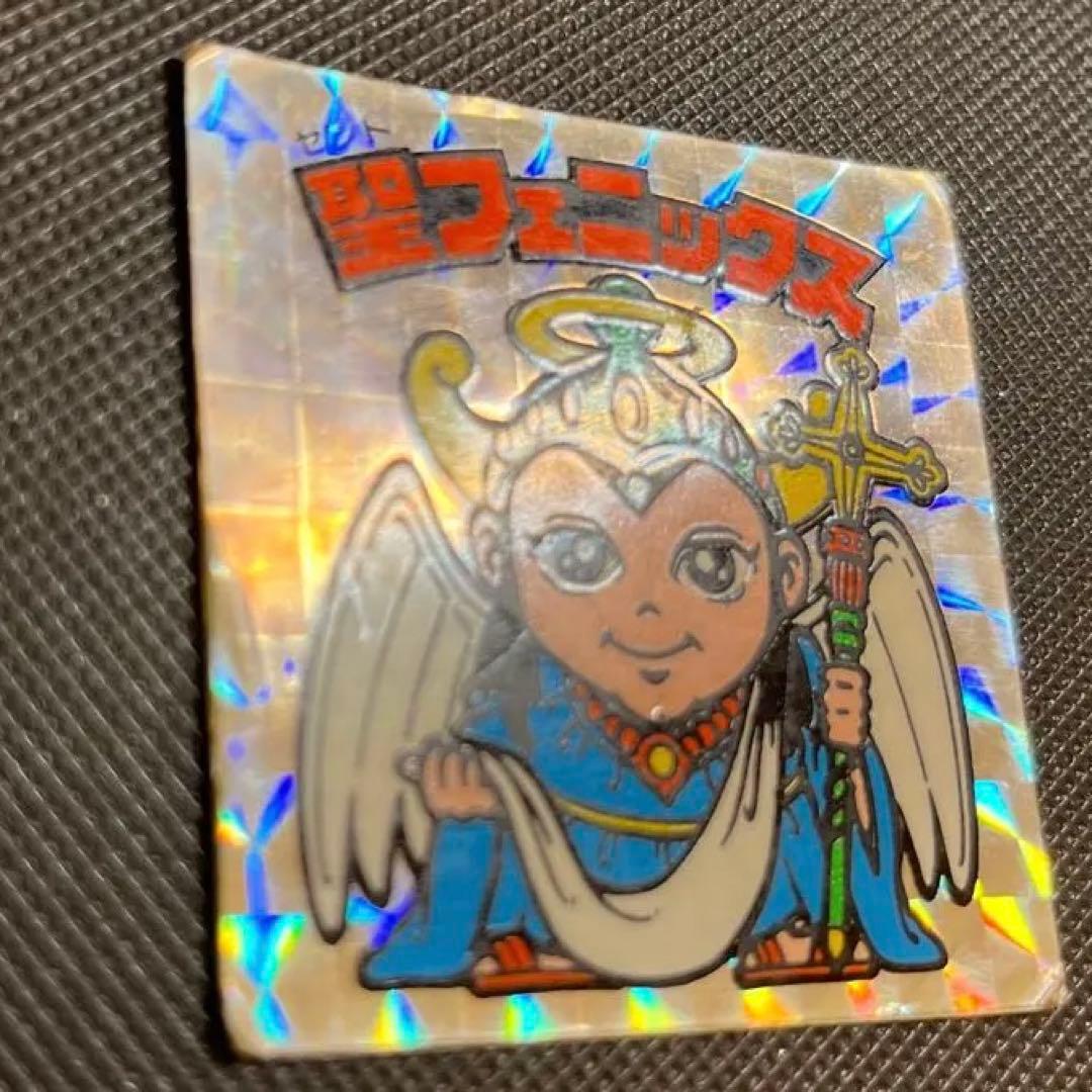 旧ビックリマン　第四弾　ヘッド　聖フェニックス　四角プリズム　2枚セット　③