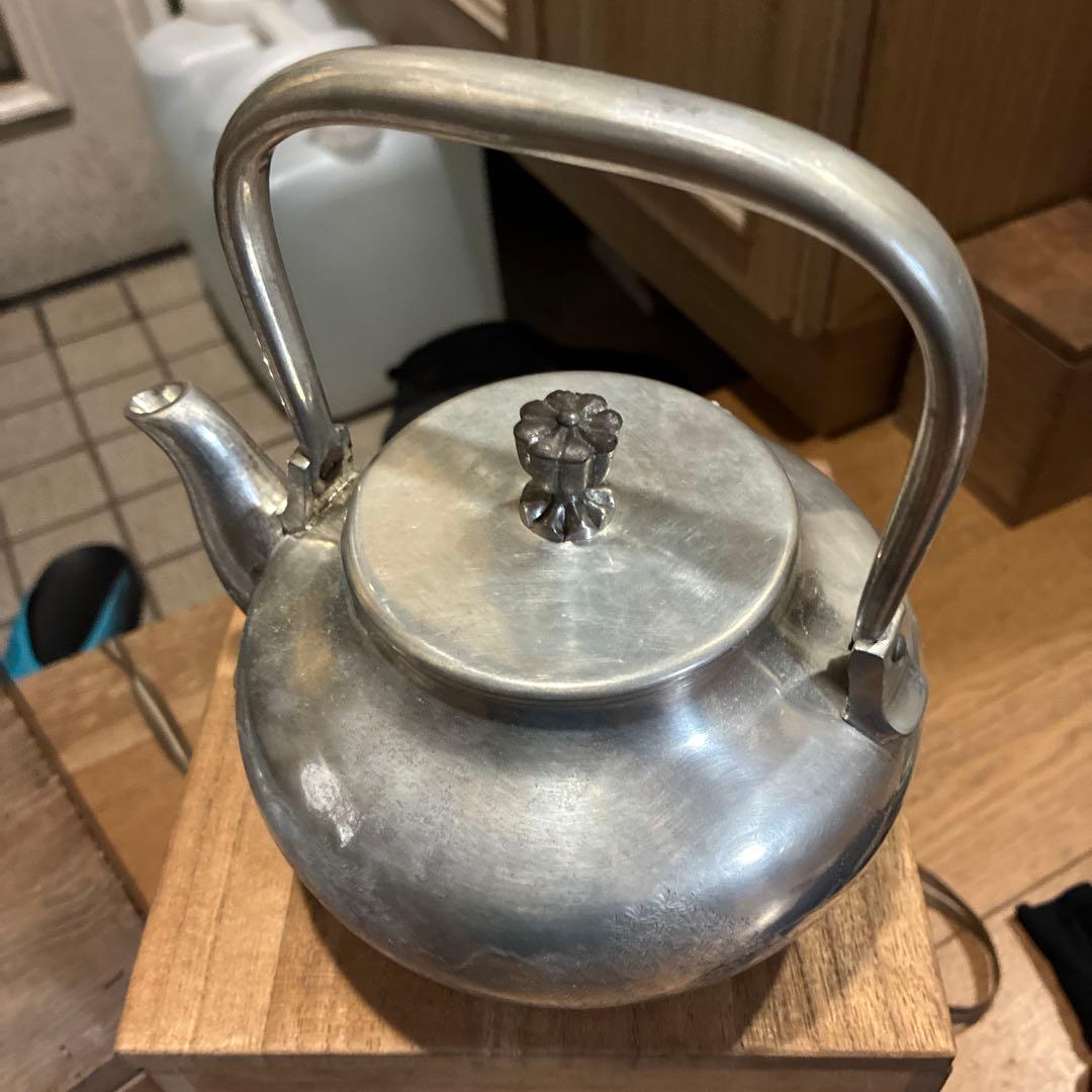 ‼️ビンテージ昭和レトロ‼️鎚起銅器　銅湯沸　鎌倉山の旧家から出てきました